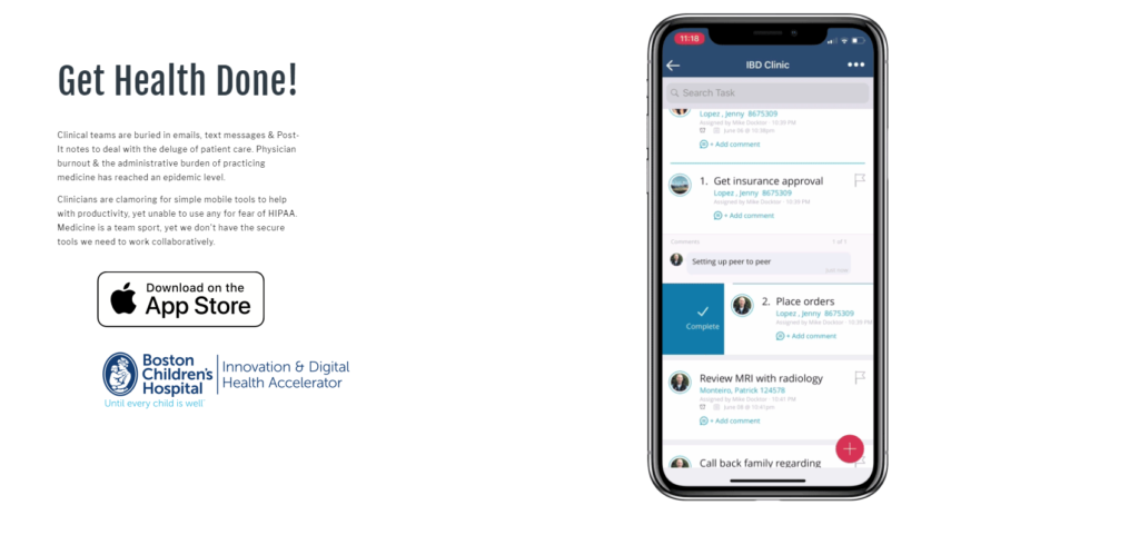 Dock Health App Screenshot